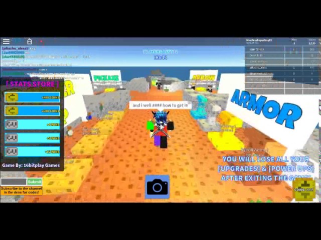 Roblox Skywars How To Go In The 16 Bit Youtube