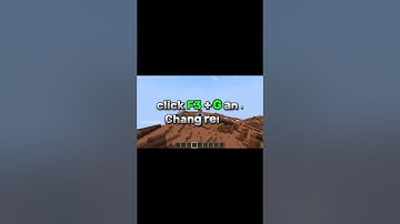 Minecraft Java edition how to chang reload#youtube#minecraft#gaming#tutorial#bridalshorts#shorts