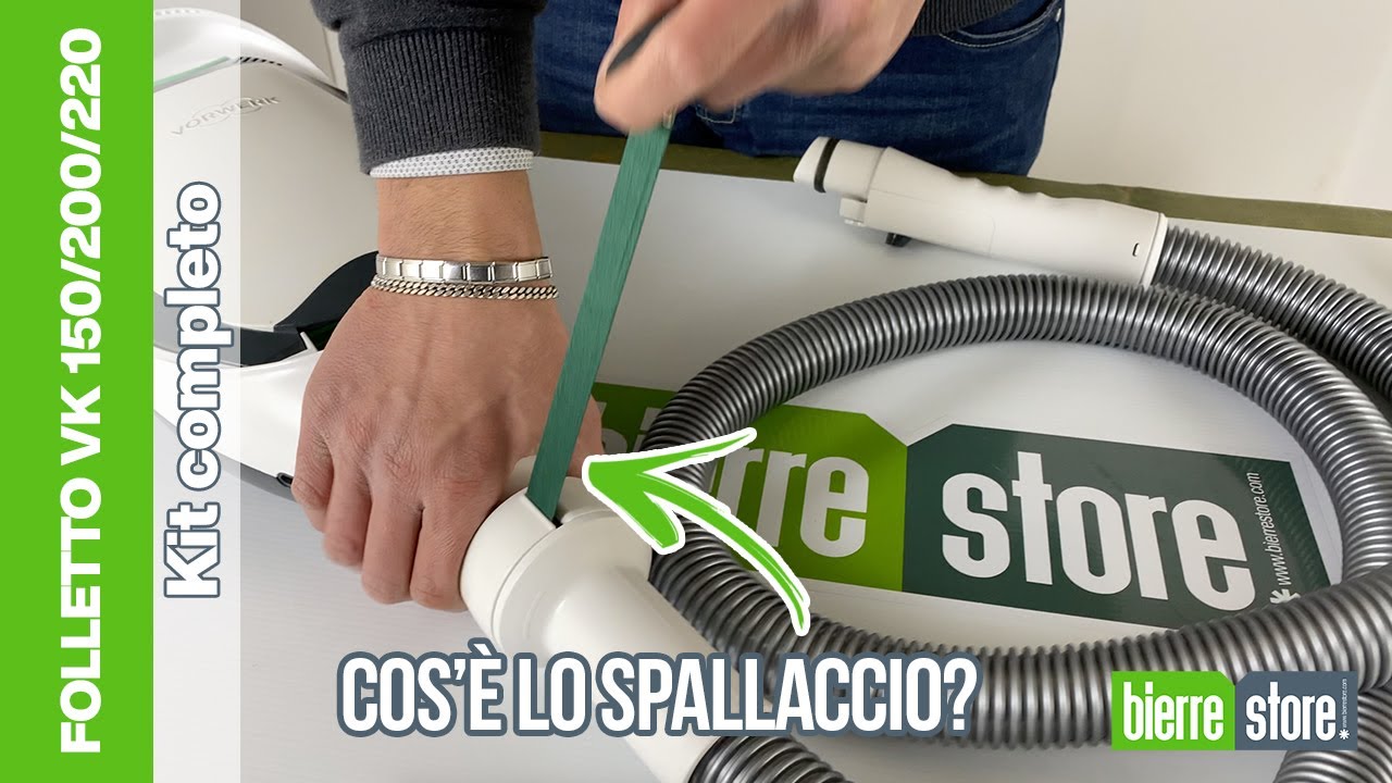 Cos'è il tubo flessibile folletto vk150 vk200 vk220 spallaccio + girasole -  BierreStore - YouTube