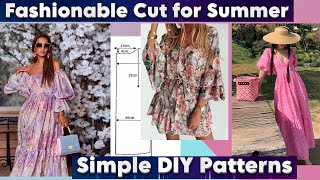 Fashionable Cut for Summer Simple DIY Patterns