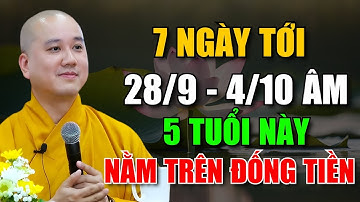 7 Ngày Tới, 4 Con Giáp ĐƯỢC ƠN TRÊN ĐỘ – Tài Lộc NỞ RỘ Trước Tết 2026 | Thích Pháp Hòa
