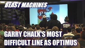 Garry Chalk (Optimus Primal) on his most difficult line in Transformers - Beast Wars, Beast Machines