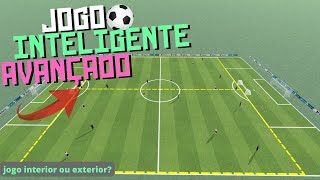 Habilidades tĂĄticas para atletas de futebol, treinamento de jogo interior e exterior #guardiola