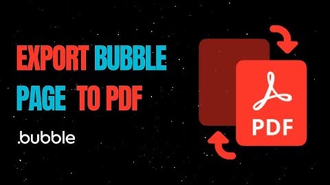 Bubble page to PDF converter 2.0 | Bubble.io Plugin