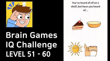 0Brain Games IQ Challenge Level 51-60 Walkthrough (GAMEJAM)