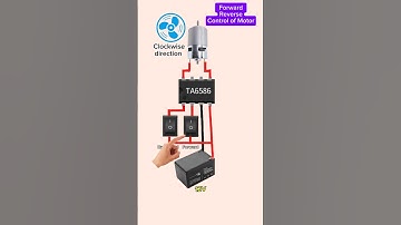 Forward And Reverse Control Of Motor | Dc Motor Control #shorts #battery #motor