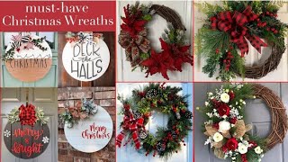 2K22 Christmas Wreaths Designone Doller Tree Christmas Wreaths Collection For Porch Decor