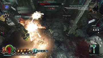 Co-op - Assault Crusader vs Word Bearer Vanguard - Crusader Class - Warhammer 40K Inquisitor Martyr