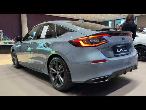 HONDA CIVIC Facelift European model 2026 SPORT - walkaround & PRICE (GREY COLOR)