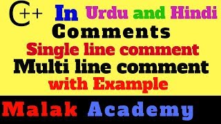 Comments and its types with Example in C