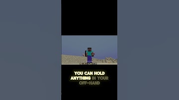 Java Offhand vs Bedrock… 💀