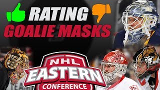 Rating NHL Goalie Helmets(East)  Part 1