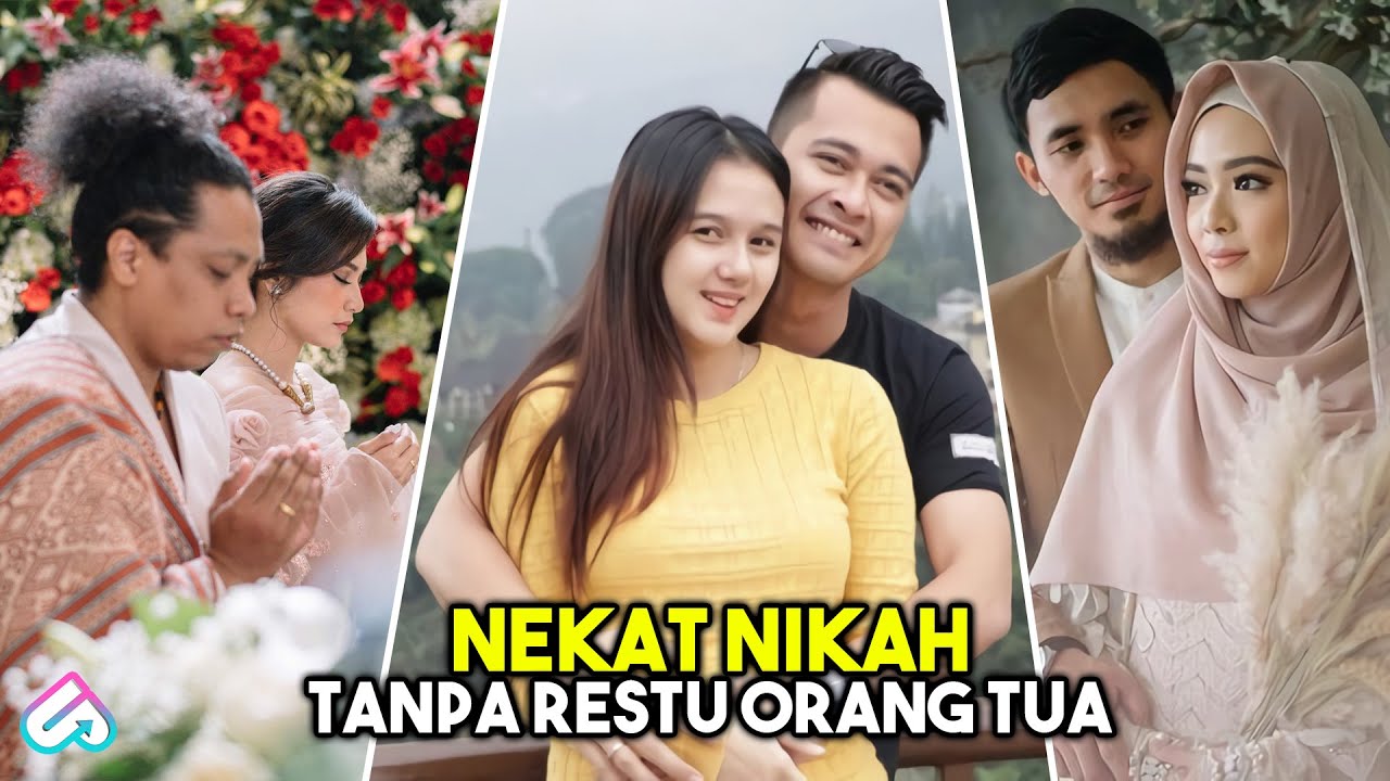 RELA LAWAN ORANG TUA DEMI SUAMI! 10 Pernikahan Artis Tak Direstui Orang
