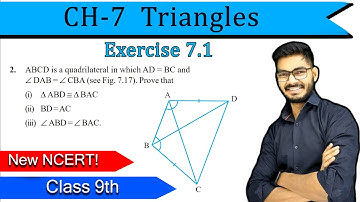 Class9 Question 2 Exercise 7.1 || Chapter 7 Triangles || New NCERT || BY Rajeev Sir