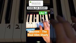 The real slim shady - Eminem ludi_piano_music music piano pianotutorial easypiano