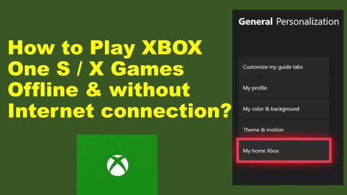 How to play Game Pass games offline.