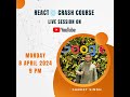 REACT CRASH COURSE Part 2 🚀