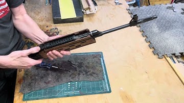 SVD style M77 Handguard Installation