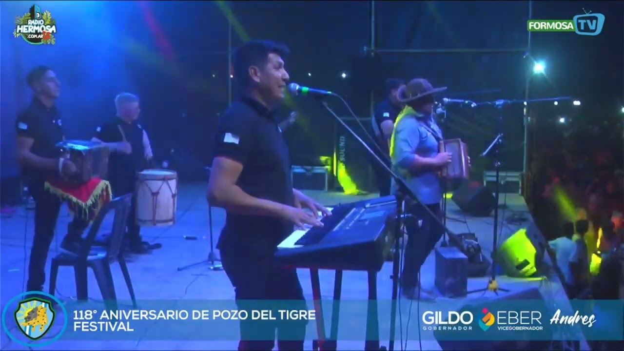 DAVID GÓMEZ EN EL FESTIVAL DE LOS 118° ANIVERSARIO DE POZO DEL TIGRE.🐯