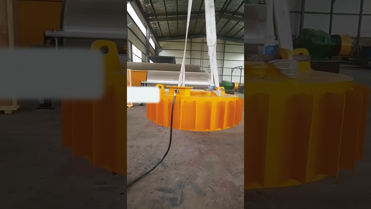 Testing of RCDB ELECTROMAGNETIC DRY suspended iron remover