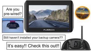 Best RV Backup Camera! | How to install a Pre-wired Furrion Vision S Backup Camera
