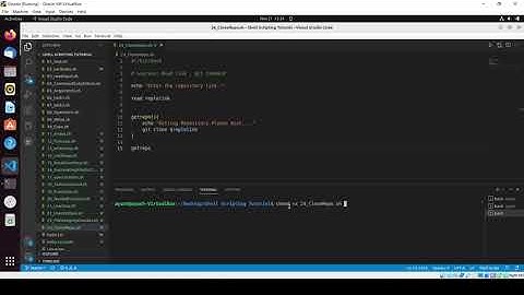 How to Cloning GitHub repo using using Shell Scripts in Linux