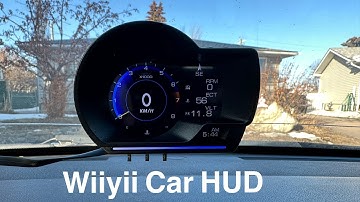 Wiiyii Car Hud (Heads Up Display) Installation and Review