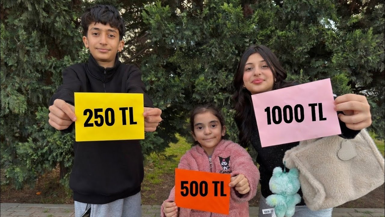 250 TL VS 500 TL VS 1000 TL İLE BİR GÜN GEÇİRMEK!