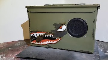 Ammo box bluetooth speaker
