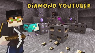 MINECRAFT Tapi AKU BISA MINING ORE DIAMOND YOUTUBER INDONESIA, DAN BIKIN ITEM OVERPOWER!!