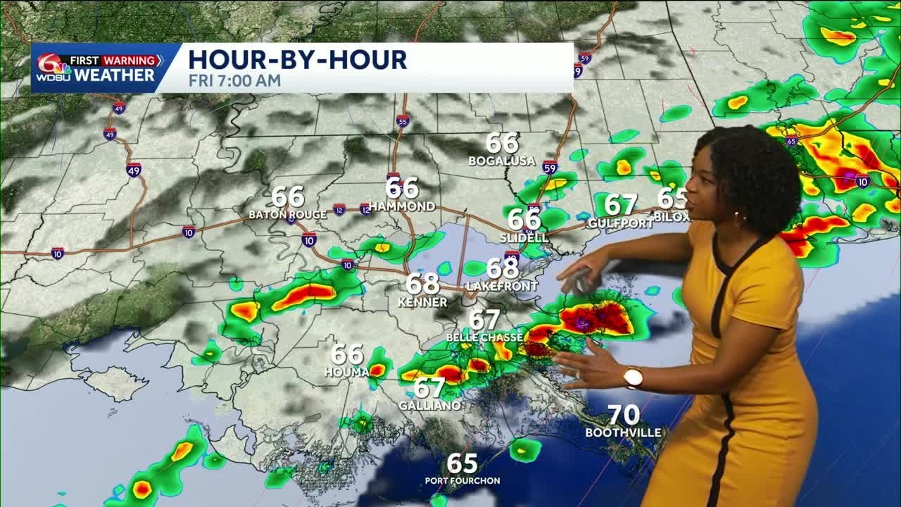 Waking up to a wet morning commute in your Friday New Orleans forecast ...