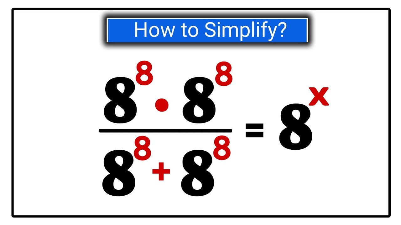 Viral Nice Algebra Math Simplification|| Math olympiad - YouTube