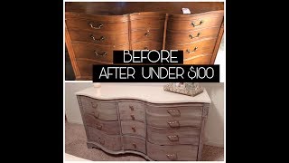 DIY Rustic Glam Dresser Under $100