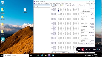 How to Find the Extension Using WinHex