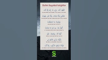 Dzikir Sayyidul Istighfar #shorts #islamic #statusvideo #whatsappstatus #dzikir #doa #kajianislam
