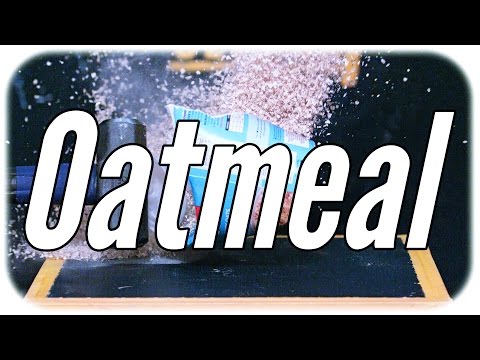 Sledgehammer vs Oatmeal in Slow Motion! - SLEDGE