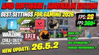 AMD Software Adrenalin Edition 26.5.2 Best Settings for Gaming (2026 Guide) | AMD 26.5.2 New Update!