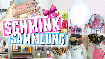 Meine SCHMINKSAMMLUNG und AUFBEWAHRUNG  2016 I Meggyxoxo