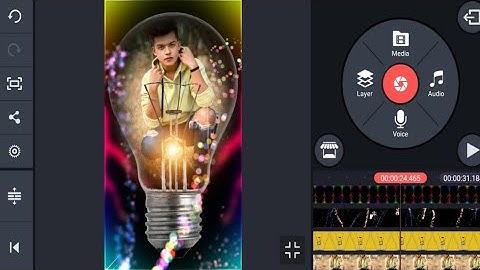 Bulb image making video in kinemaster in hindi tutorial 2021/ whats app status tutorial in hindi