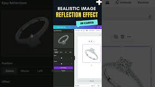 Add Realistic Reflection Effect in Canva | Step-by-Step Tutorial #canvatutorial #graphicdesign