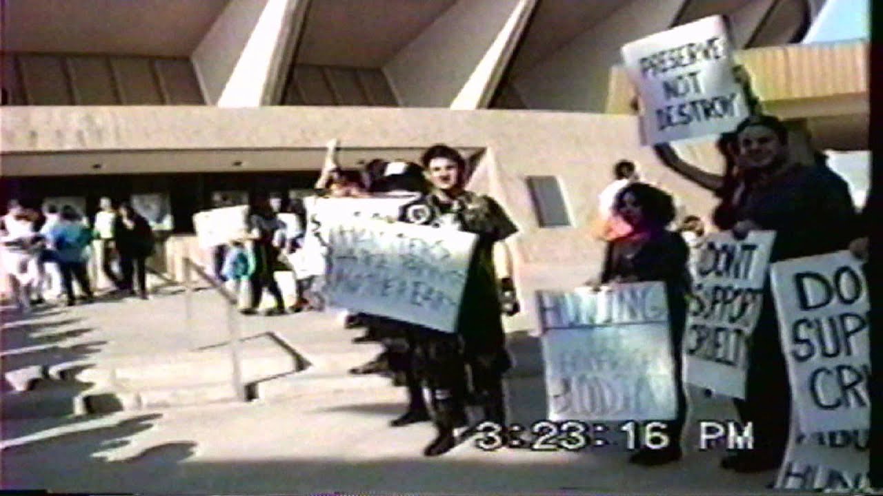 L.A. Punk gig in 1993 & Anti Hunting protest in O.C. in 1994 - YouTube