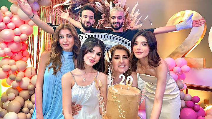 حفلة عيد ميلاد أختي سيدرا 🥳🎂