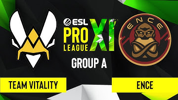 CS:GO - Team Vitality vs. ENCE [Inferno] Map 3 - ESL Pro League Season 11 - Group A