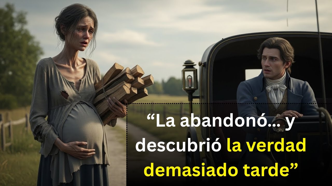 El hacendado cabalgaba con su novia — y se congeló al ver a su ex-esposa embarazada cargando leña!