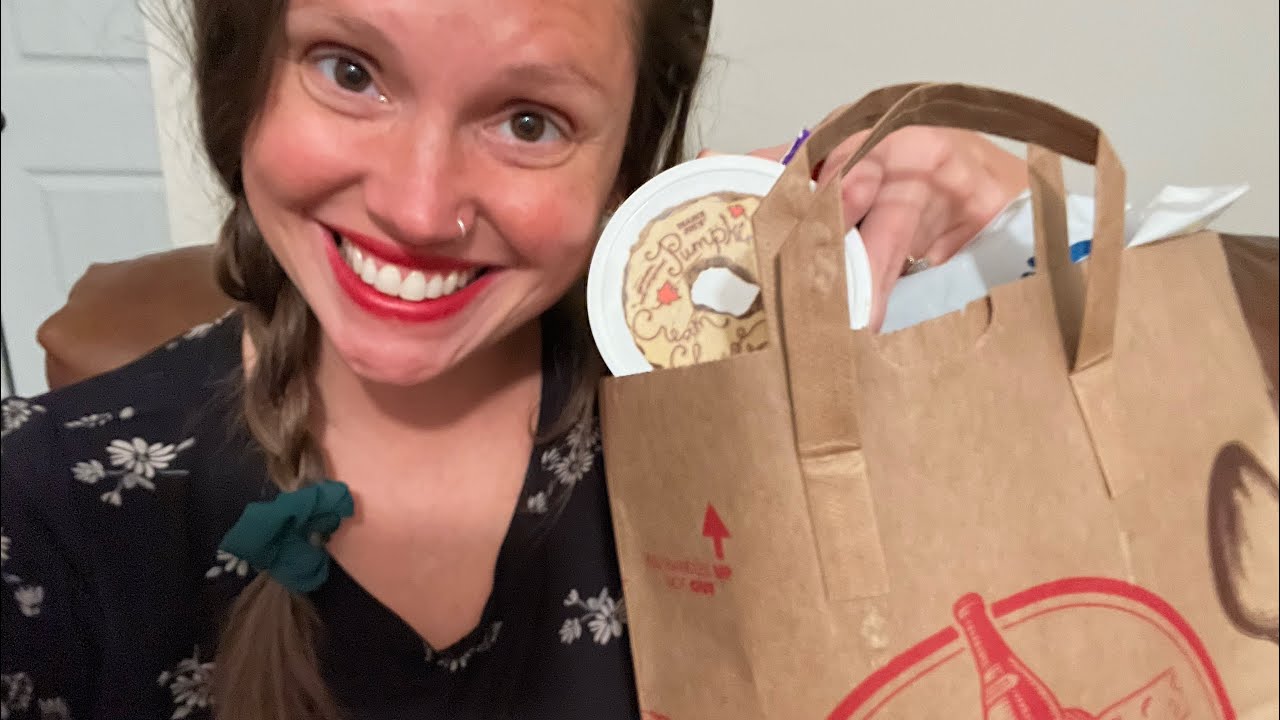 ASMR - 🍁Осенний улов Трейдера Джо!🍁 - Мягкое жевание жвачки