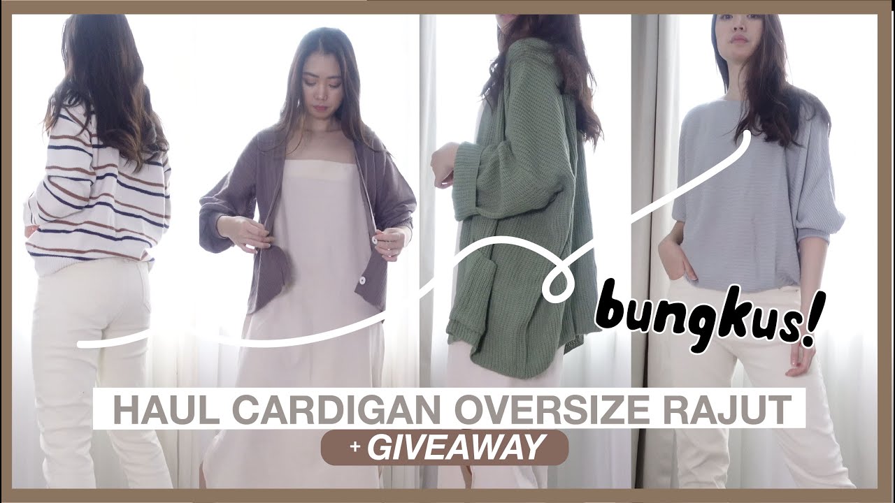 Inspirasi Cardigan & Sweater Rajut Murah ala Carysha Sumau!