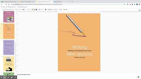 #1 Adding a Google Slide to a Digital Notebook