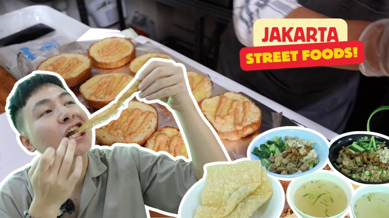 Индонезийская уличная еда, которую стоит попробовать в Пасар Бару Джакарта: бакми, какве и локупа...