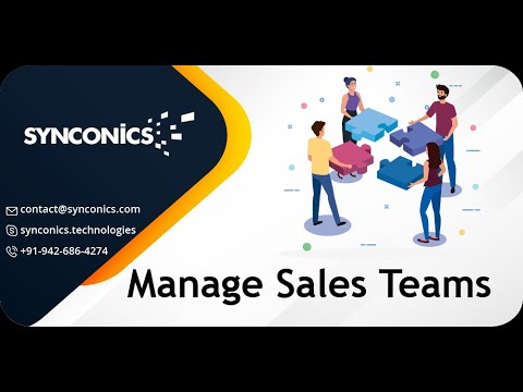 Manage Sales Team | CRM | Odoo 15 Functional Videos | #Synconics [ERP]