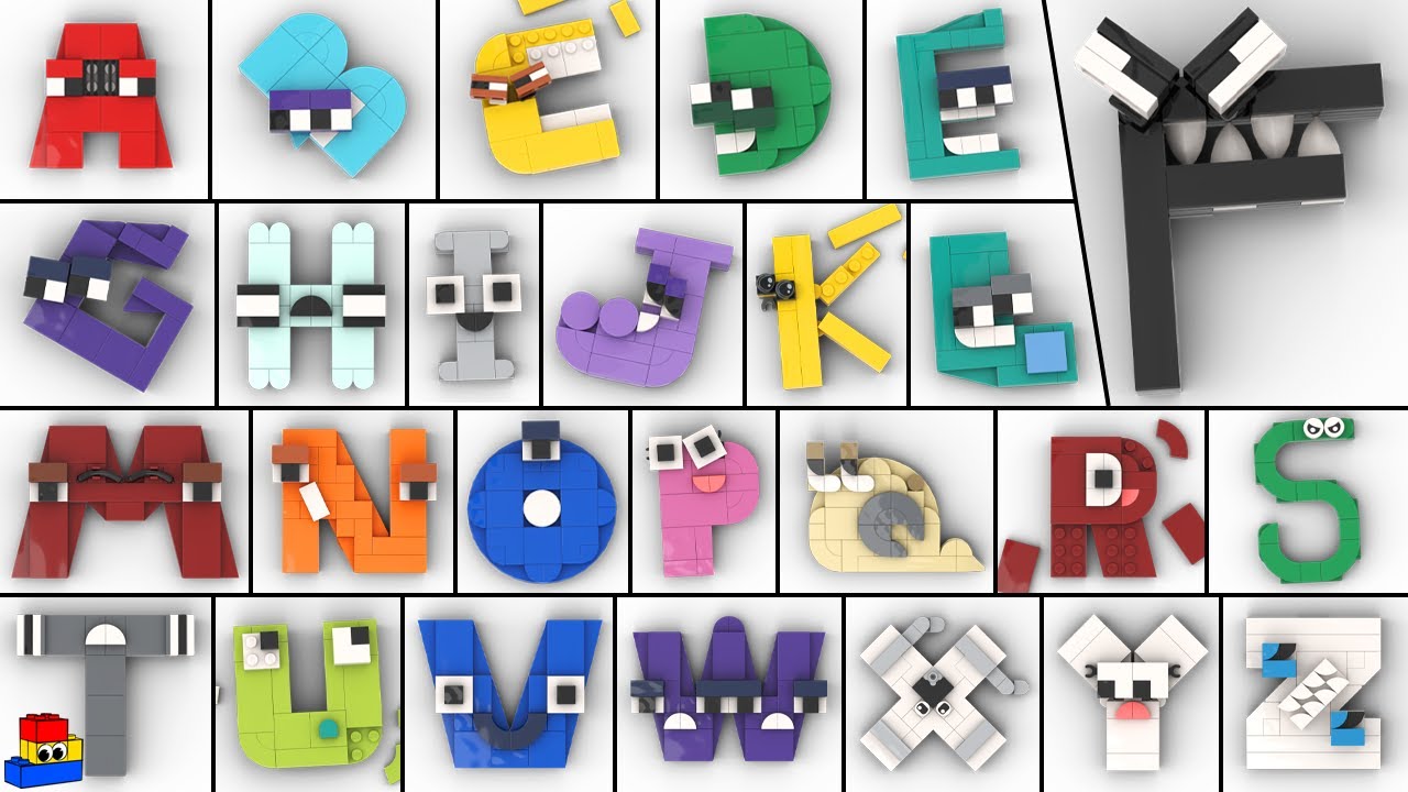 let at blive såret Tilstand er nok LEGO Alphabet Lore: EVERY LETTER! A-Z! - YouTube